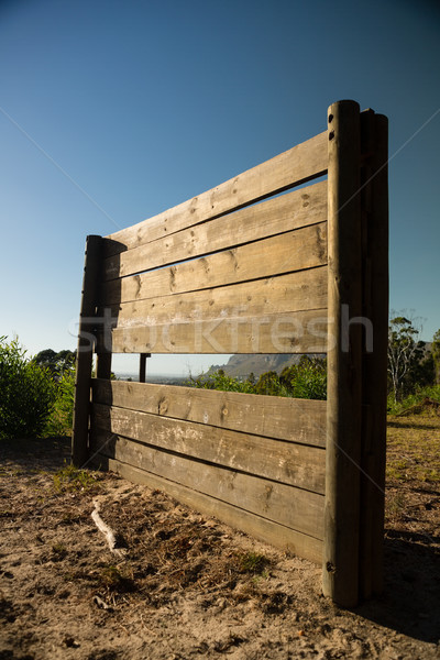 Holz Wand Rahmen Boot Lager Stock foto © wavebreak_media