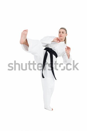 женщины спортсмена дзюдо белый женщину Сток-фото © wavebreak_media
