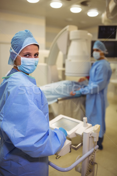 Zdjęcia stock: Portret · kobiet · chirurg · maszyny · operacja · teatr