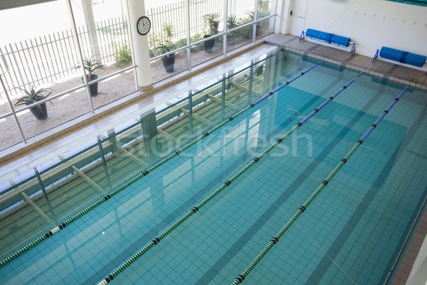 Stock fotó: úszómedence · fitnessz · klub · magasról · fotózva · kilátás · sport