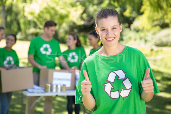 Happy environmental activists in the park  Stock photo © wavebreak_media