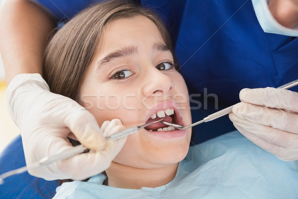 牙科醫生 牙科 探險者 鏡子 病人 商業照片 © wavebreak_media