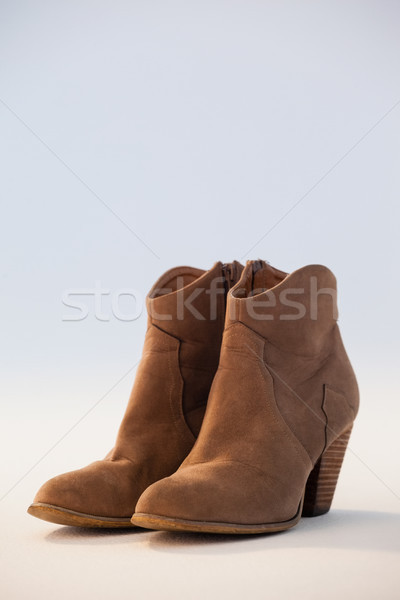 Pair of shoes against white background Stock photo © wavebreak_media