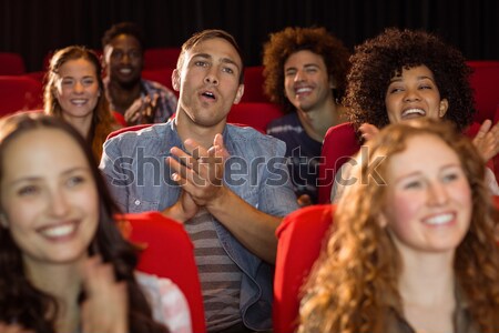 Group of people applauding in movie theatre Stock photo © wavebreak_media