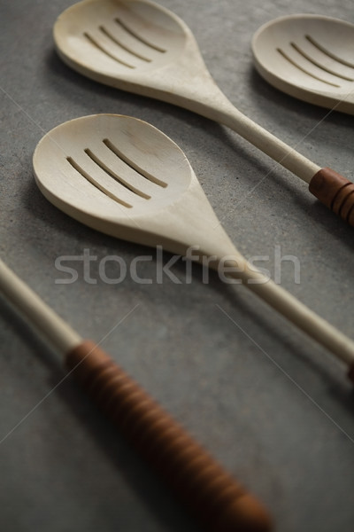 Spatulas arranged side by side Stock photo © wavebreak_media