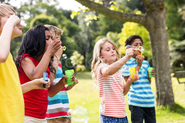 Enfants parc amusement garçon [[stock_photo]] © wavebreak_media