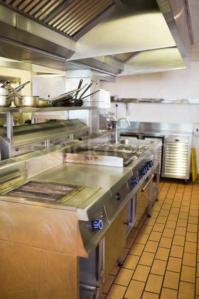Kitchen in the restaurant Stock photo © wavebreak_media