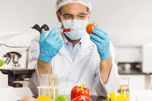 Alimentaire scientifique tomate Université école technologie [[stock_photo]] © wavebreak_media