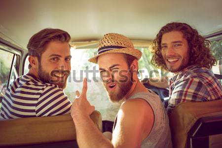 Hipster friends on road trip Stock photo © wavebreak_media