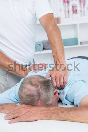 Paramedic performing resuscitation on patient Stock photo © wavebreak_media
