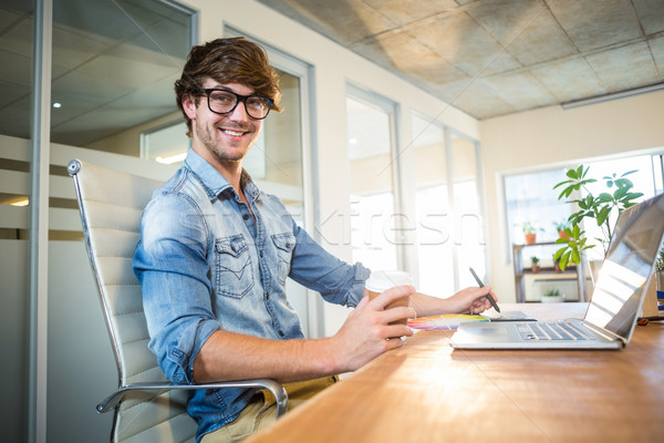 Designer lavoro colore ruota business uomo Foto d'archivio © wavebreak_media