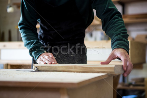 ács dolgozik poros műhely munkás szerszám Stock fotó © wavebreak_media
