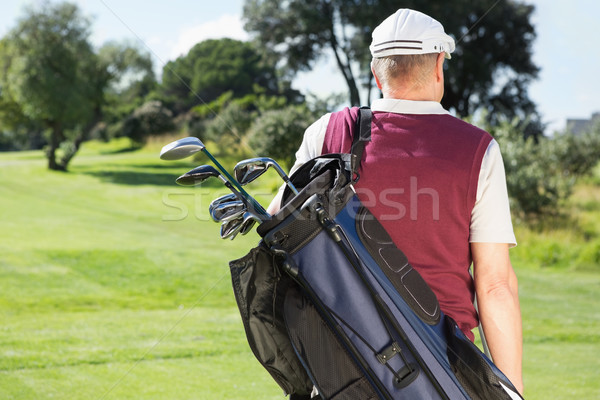 Golfista sacca da golf campo da golf erba Foto d'archivio © wavebreak_media