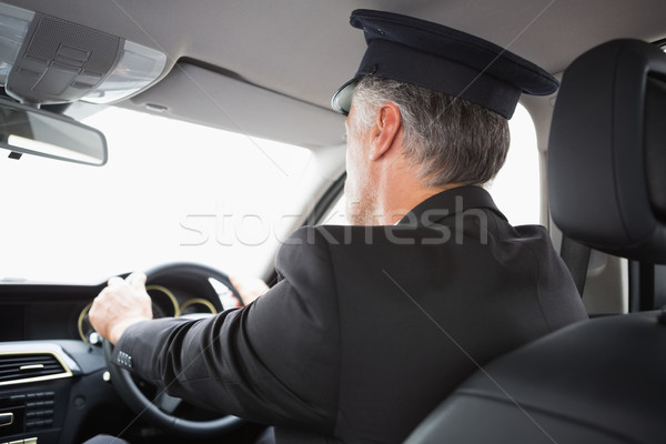 Przystojny kierowca samochodu drogowego człowiek garnitur Zdjęcia stock © wavebreak_media