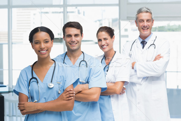 Portrait of confident doctors in row Stock photo © wavebreak_media