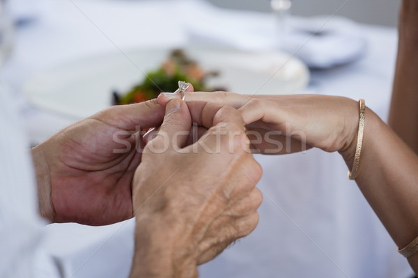 Kezek férfi nő kéz szeretet művészet Stock fotó © wavebreak_media