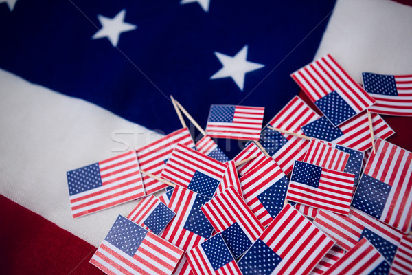 Full frame shot of American flags Stock photo © wavebreak_media