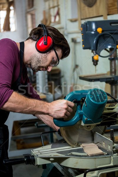 ács dolgozik poros műhely férfi munkás Stock fotó © wavebreak_media