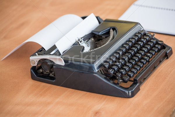 Side view of Typewriter Stock photo © wavebreak_media