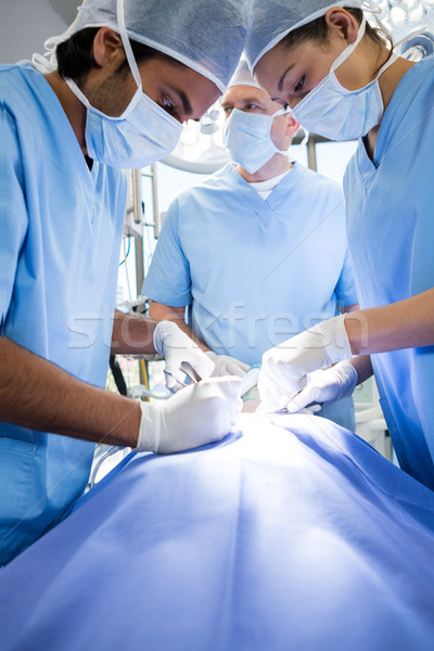 Cerrahlar operasyon oda hastane profesyonel Stok fotoğraf © Gorodenkoff