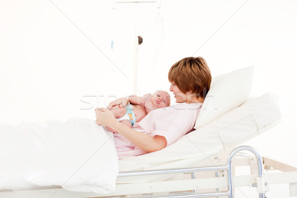 Mother with her newborn baby Stock photo © wavebreak_media