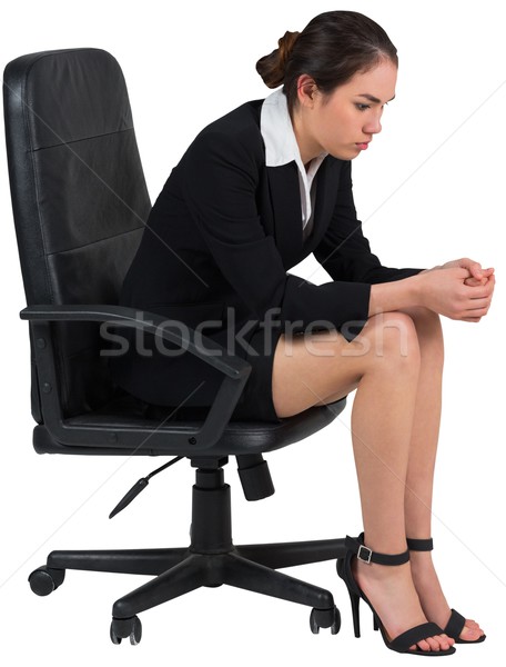 Worried businesswoman on swivel chair Stock photo © wavebreak_media