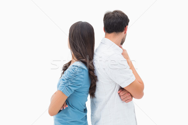 Upset couple not talking to each other after fight Stock photo © wavebreak_media