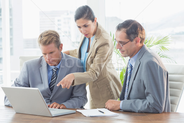 Stock photo: Business partners working together