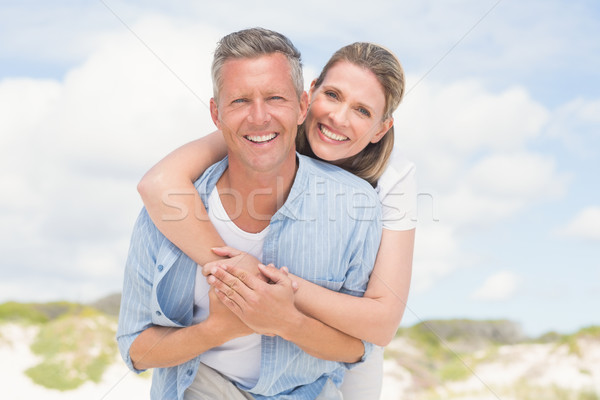 Happy couple having fun together Stock photo © wavebreak_media