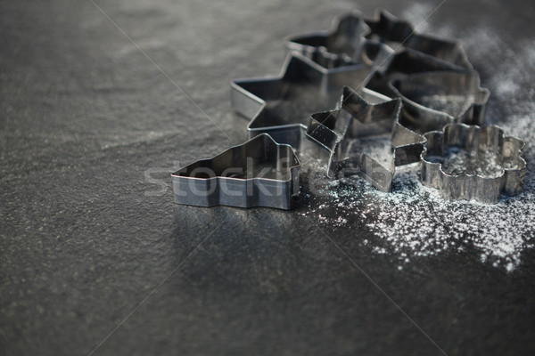 Close up of various shape pastry cutters Stock photo © wavebreak_media