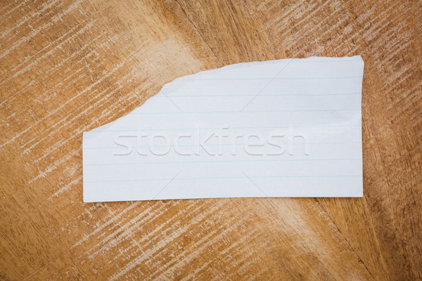 Close up view of a piece of paper Stock photo © wavebreak_media