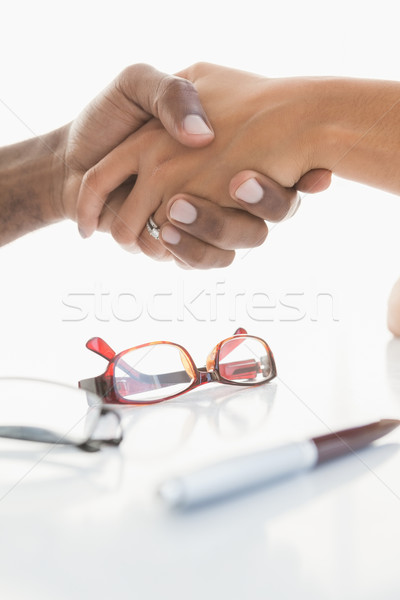 Handshake to seal a deal after a business meeting Stock photo © wavebreak_media