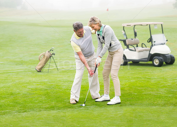 Golf Coppia palla insieme giorno Foto d'archivio © wavebreak_media