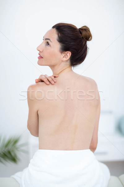 Frau anfassen Schulter medizinischen Büro Gesundheit Stock foto © wavebreak_media