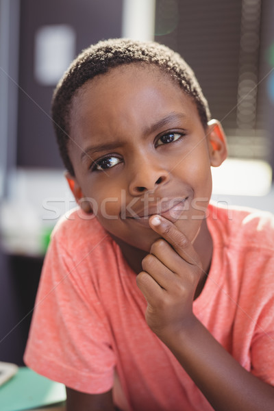 [[stock_photo]]: écolier · classe · école · enfant