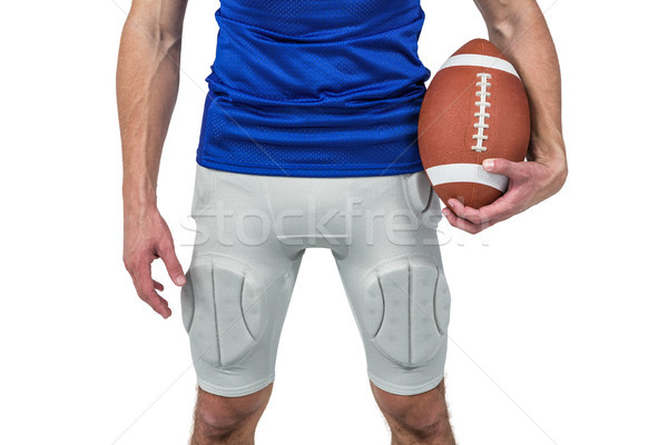 Sports player holding ball Stock photo © wavebreak_media