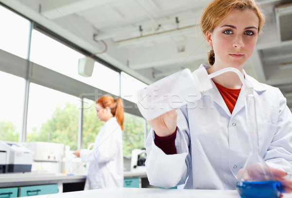 Female science students working in a laboratory Stock photo © wavebreak_media