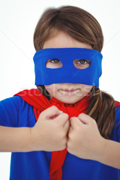 Masked girl pretending to be superhero Stock photo © wavebreak_media