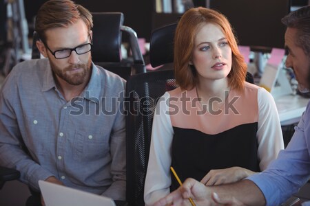 Two People at a Cafe Stock photo © wavebreak_media