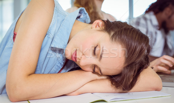 Student dozing during a class Stock photo © wavebreak_media