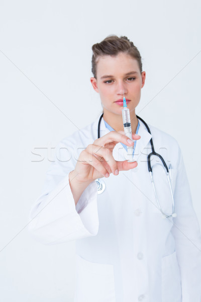 Medico siringa bianco medici Foto d'archivio © wavebreak_media