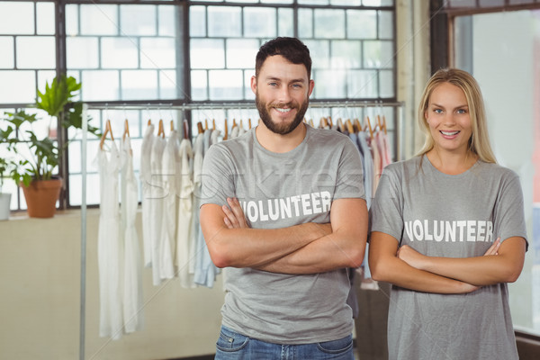 Portrait of smiling volunteers in office Stock photo © wavebreak_media