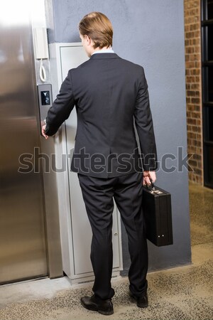ビジネスマン エレベーター ボタン オフィス 執行 ストックフォト © wavebreak_media