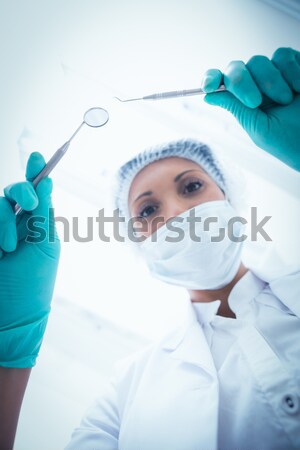 女性 外科医 介入 病院 女性 ストックフォト © wavebreak_media