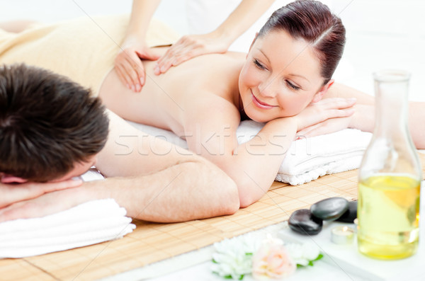 înapoi masaj spa mână Imagine de stoc © wavebreak_media