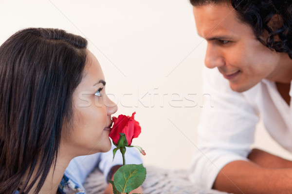 Foto stock: Día · de · san · valentín · flor · casa · diversión