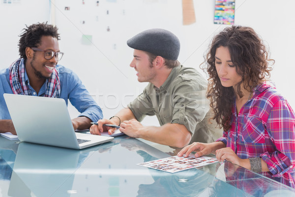 Stok fotoğraf: Yaratıcı · takım · büro · ofis · bilgisayar