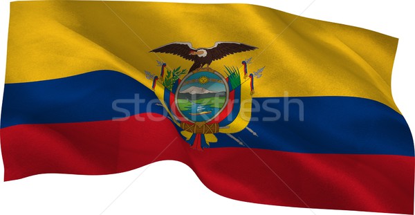 Digitally generated ecuador national flag Stock photo © wavebreak_media