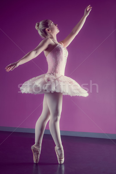 Elegante bailarina baile ballet estudio danza Foto stock © wavebreak_media