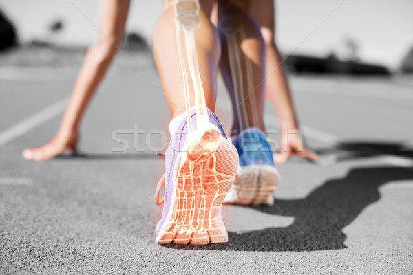 костях человека гонка цифровой композитный женщину команда Сток-фото © wavebreak_media